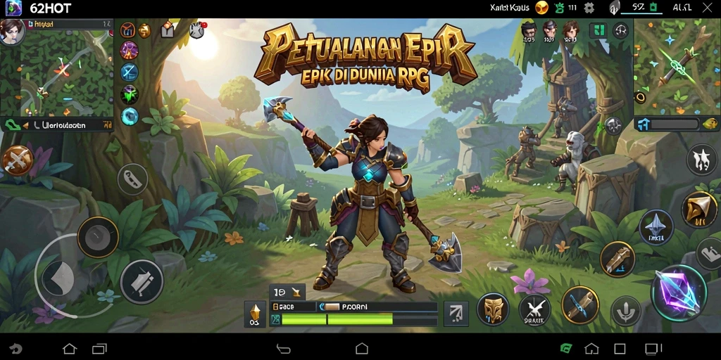 Tampilan gameplay <strong>62HOT</strong> yang epik dan mendebarkan.