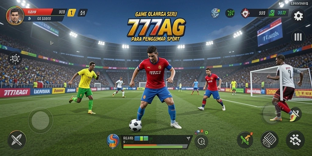 Tampilan gameplay seru dari 777AG dengan aksi olahraga yang mendebarkan.