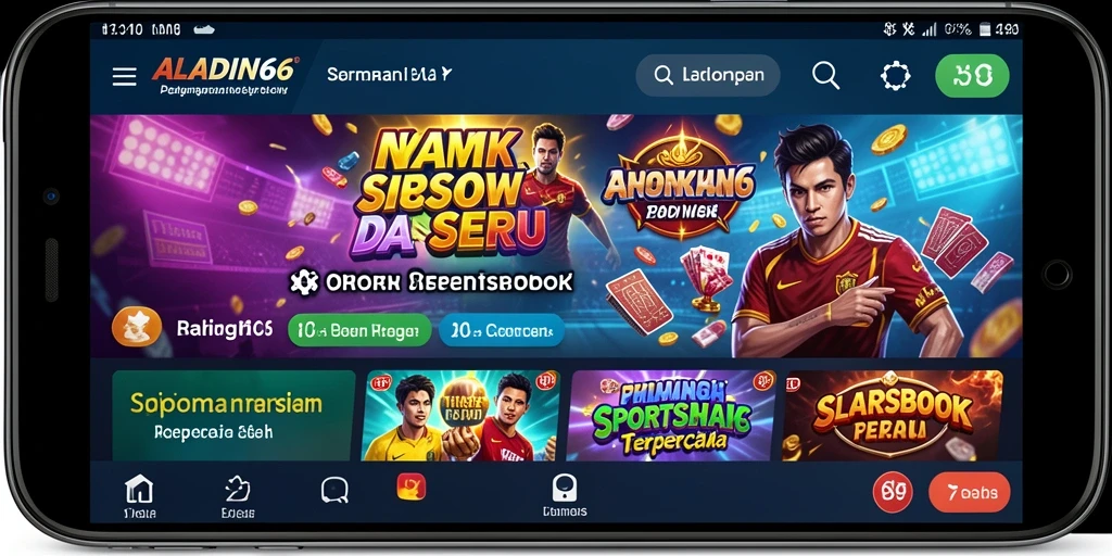 Tampilan gameplay seru dari ALADIN66 dalam permainan Sportsbook.