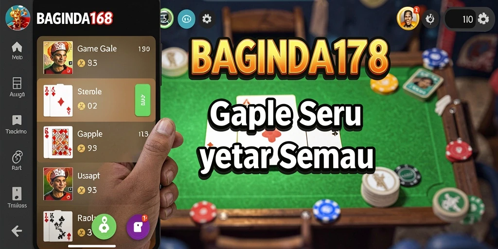 Tampilan gameplay Gaple yang seru dan interaktif.