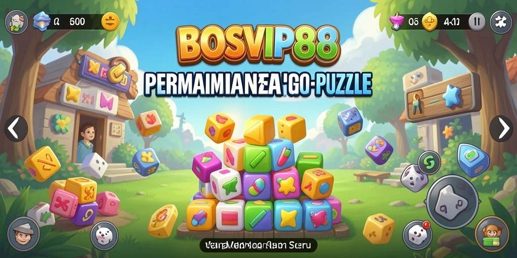 Tangkapan layar gameplay <strong>BOSVIP88</strong> menampilkan momen seru menyelesaikan teka-teki Puzzle.