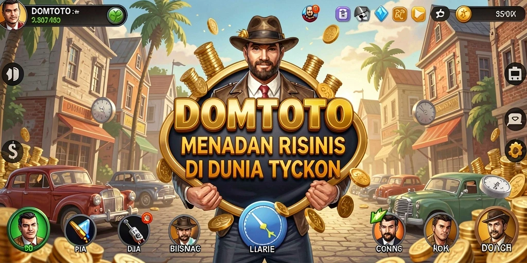 Tampilan gameplay DOMTOTO yang seru dan strategis.