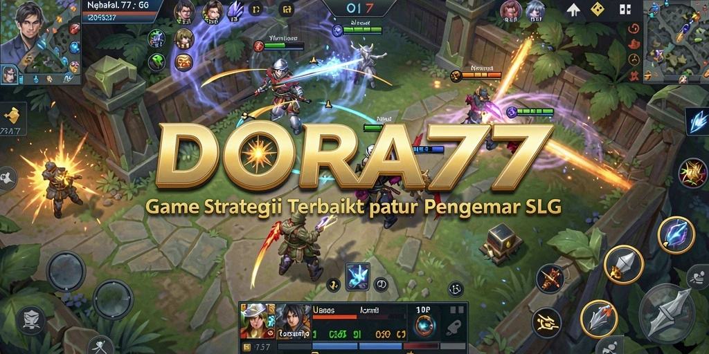 Tampilan gameplay DORA77 yang menegangkan dan strategis.
