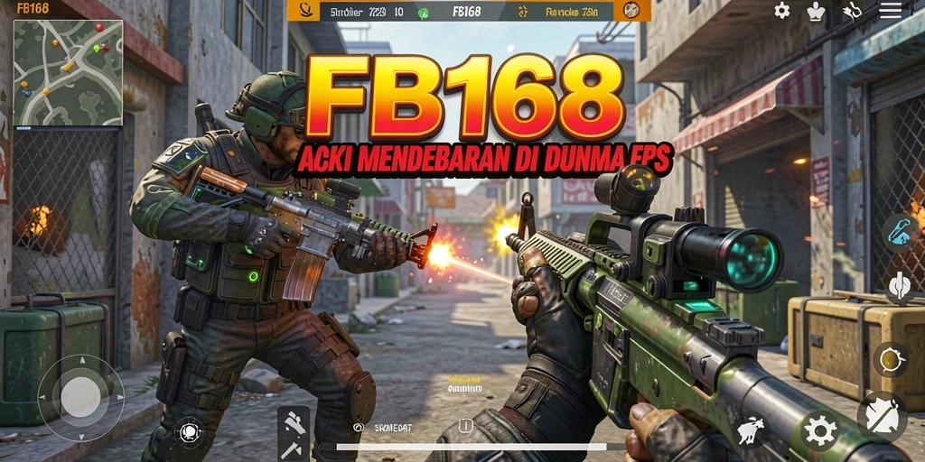 Tampilan gameplay mendebarkan dari FB168 dengan aksi tembak-menembak yang seru.