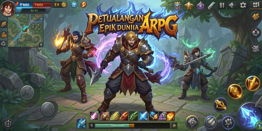 Tampilan gameplay FW66 dengan aksi seru dan grafis memukau.