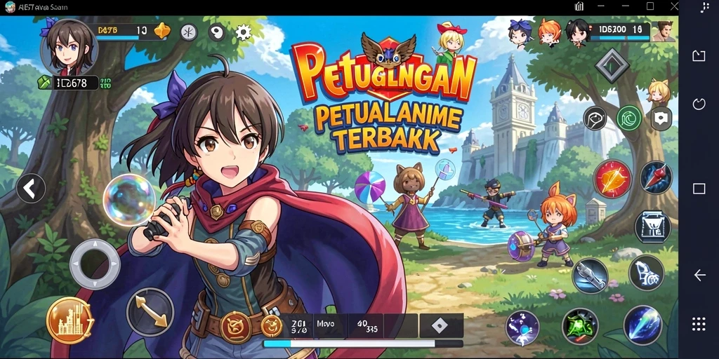 Tampilan gameplay ID678 yang mendebarkan dengan karakter anime ikonik.
