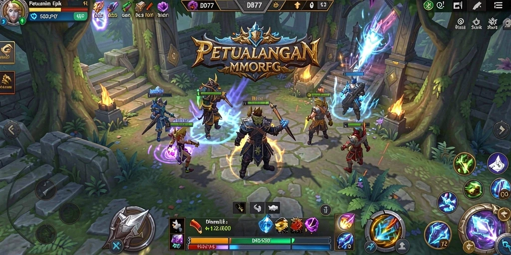 Tampilan menakjubkan dari gameplay IDR77 yang menarik dan imersif.