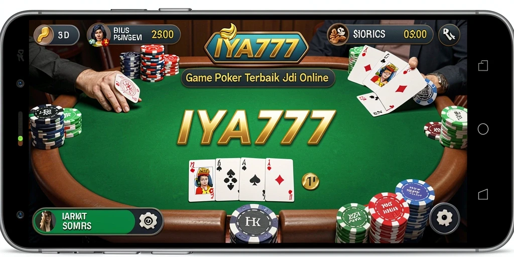 Tampilan gameplay Poker IYA777 penuh aksi dan strategi.