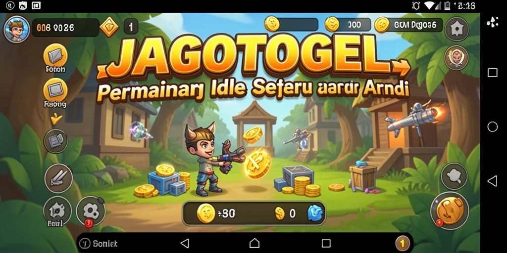 Screenshot gameplay JAGOTOGEL yang menunjukkan fitur Idle yang menarik.