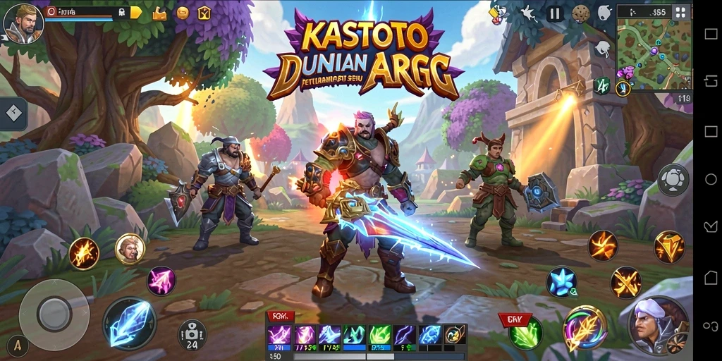 Gameplay seru dan menantang dalam KASTOTO yang membuat ketagihan.