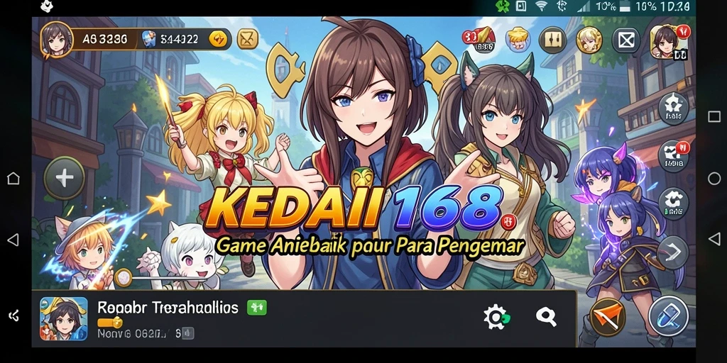 Tampilan gameplay KEDAI168 yang menarik dan penuh warna.