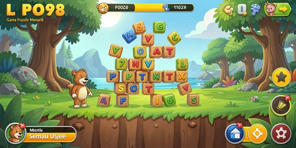 Screenshot gameplay LPO88 menunjukkan tantangan puzzle yang seru dan menarik.