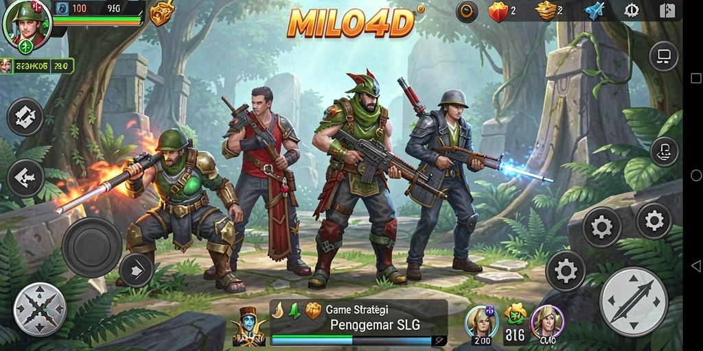 Tampilan gameplay seru dan mendebarkan di MILO4D.