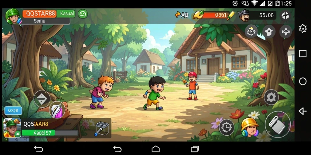 Tampilan gameplay menarik dari QQSTAR88 yang mengasyikan.