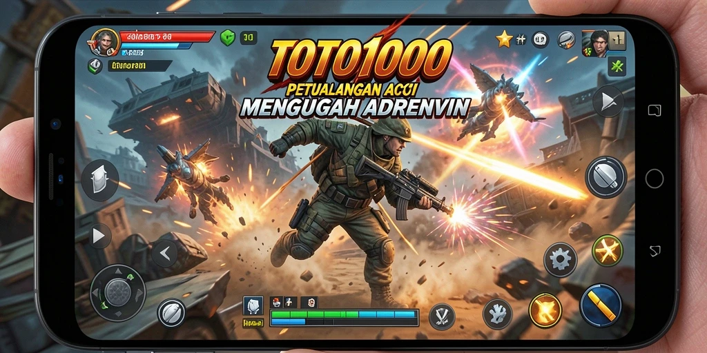 Tampilan gameplay TOTO1000 dengan aksi yang seru dan menegangkan.