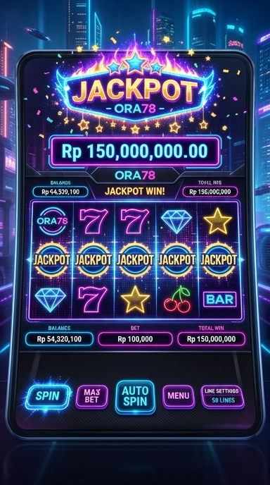 Tampilan beranda ora78 dengan koleksi aplikasi menarik.